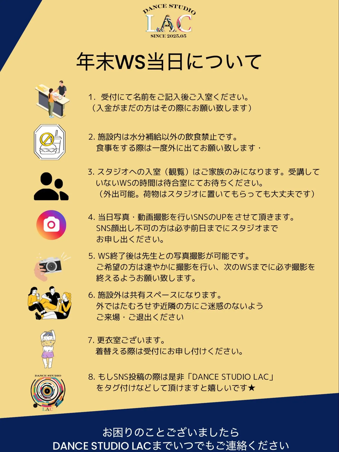 年末のWS当日の流れ