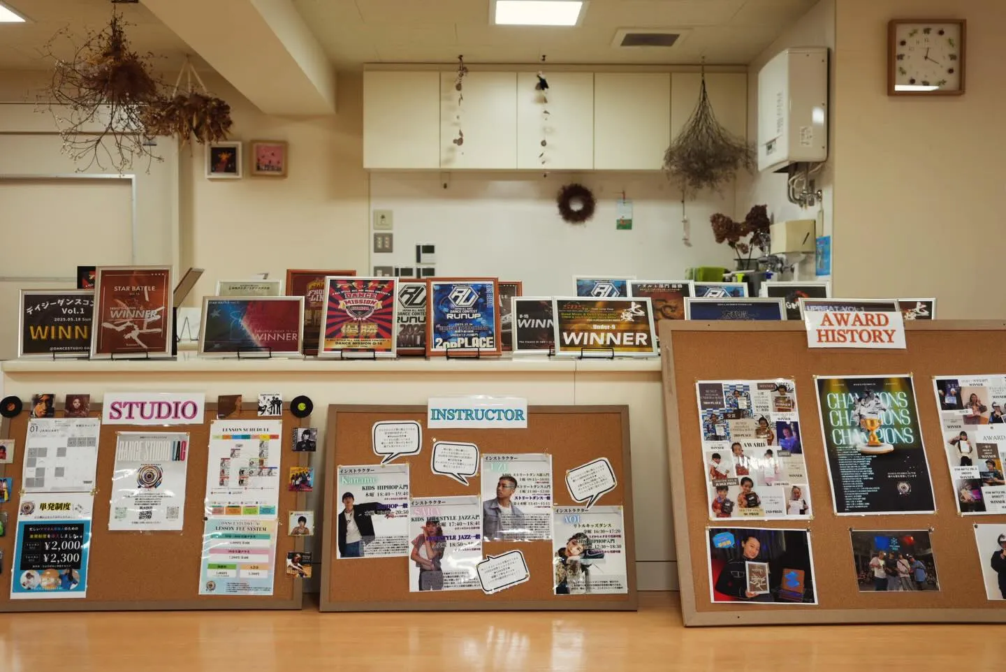 受賞ボード設置🏆